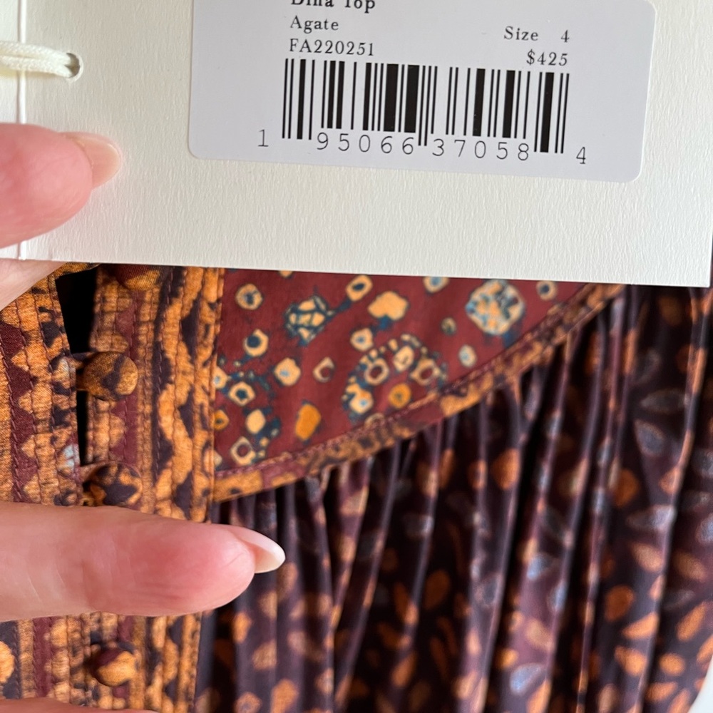 ULLA JOHNSON TOP - Picture 3 of 4